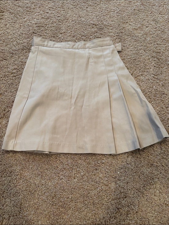 School Apparel Inc Other - Girls Cream Pleated School Skirt